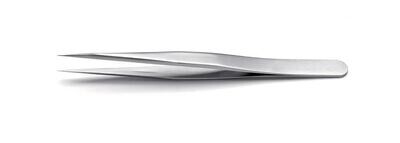 Precision tweezers ROTILABO® straight steel S, 3C, 0.12 mm 1 piece
