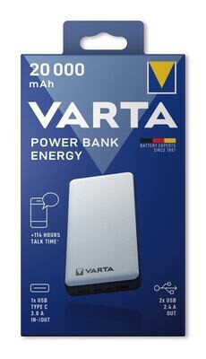 Power Bank Energia, 20000 mAh 1 Pezzo