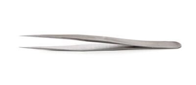 Precision tweezers ROTILABO® straight high-alloy stainless steel DX, 3 1 piece
