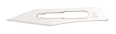 Scalpel blades for handle No. 4, 25 100 pcs