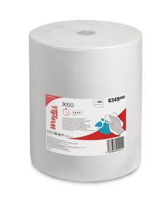 Salviette detergenti multiple WYPALL® X60 Salviette preforate su rotolo 1 pezzo