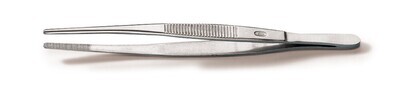 Tweezers straight blunt, 105 mm 1 pc
