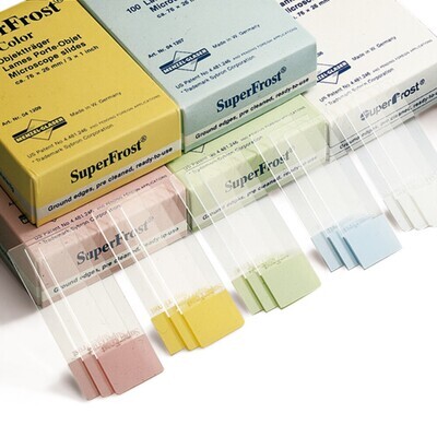 Folien Superfrost® Kanten geschnitten, rosa 50 Stk