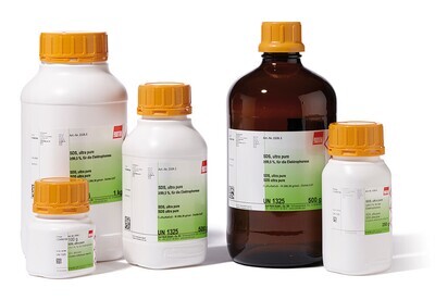 SDS ultra puro, 500 g, vetro, 1 x 500 g in bottiglia di vetro da 2,5 l