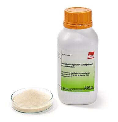 Agar lievito-glucosio (con cloroamfenicolo), 1 kg