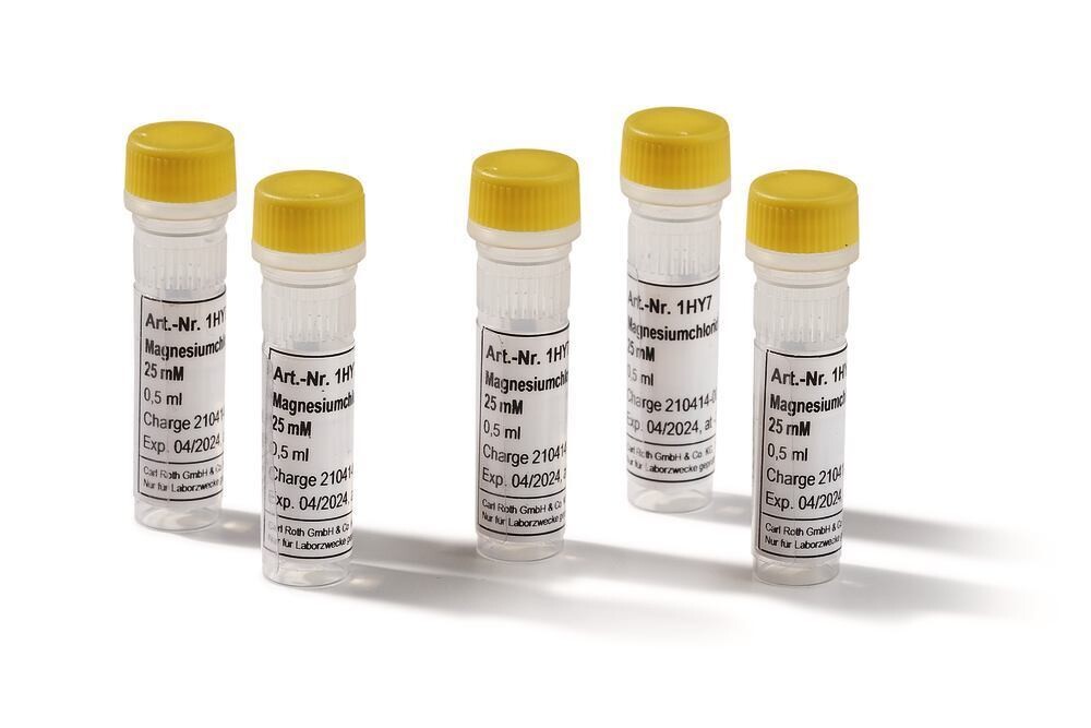 Solución de cloruro de magnesio, 2,5 ml, 5 x 0,5 ml en tubos