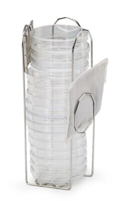 Rack per inserti anaerobici per piastre Petri, piccoli