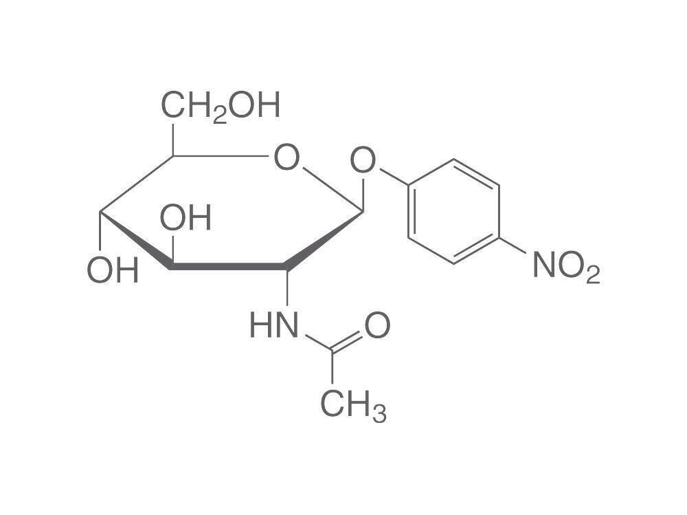 4-Nitrophenyl-N-acetyl-β-D-glucosaminide, 500 mg