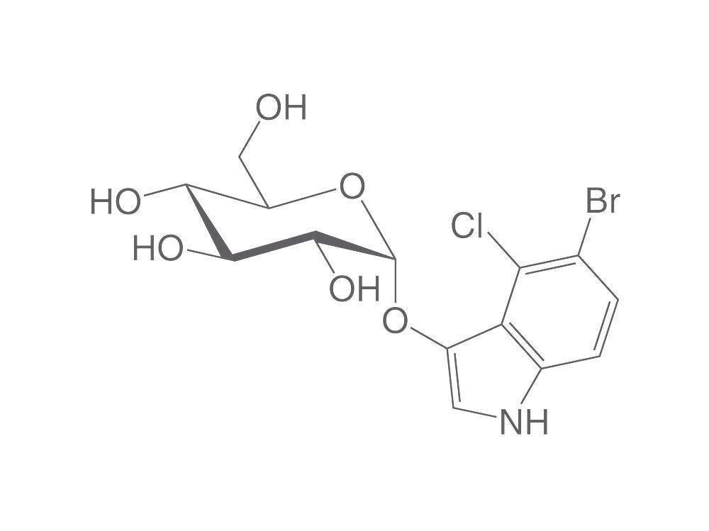 5-Bromo-4-chloro-3-indoxyl-α-D-glucopyranoside, 250 mg