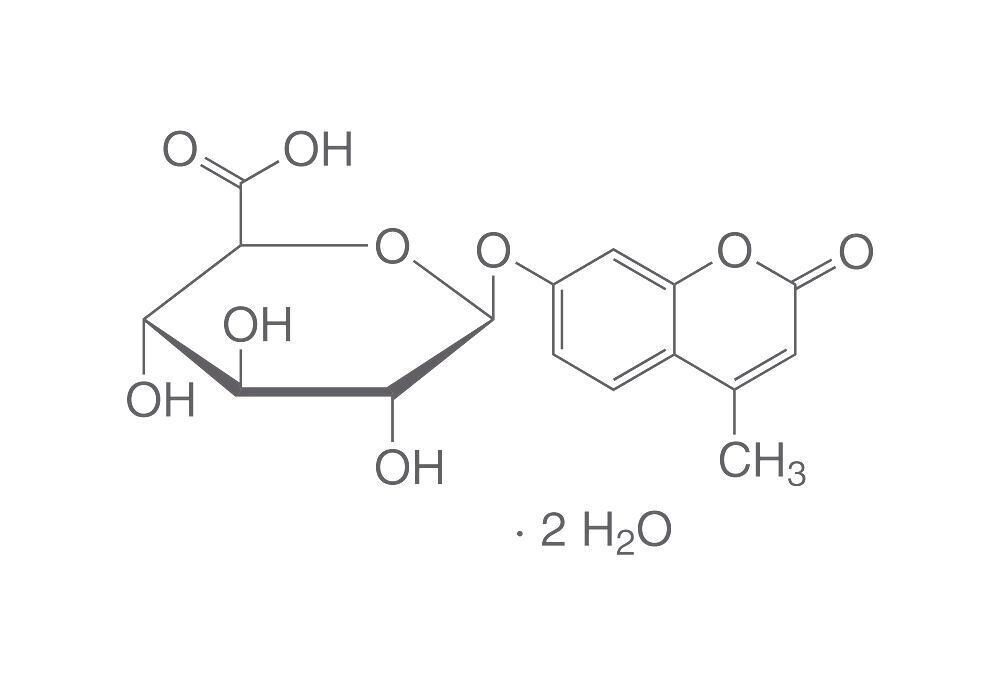 4-Methylumbelliferyl-β-D-glucuronide dihydrate, 250 mg