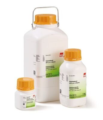 Potassium hydroxide, 2.5 kg
