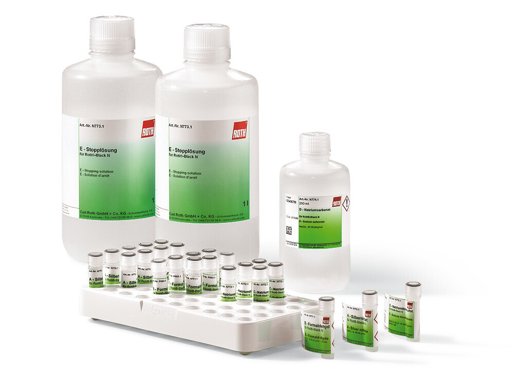 ROTI®Black N, for 40 mini or 10 maxi gels