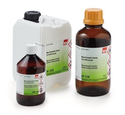 May-Gruenwalds solution, 2.5 l, plastic