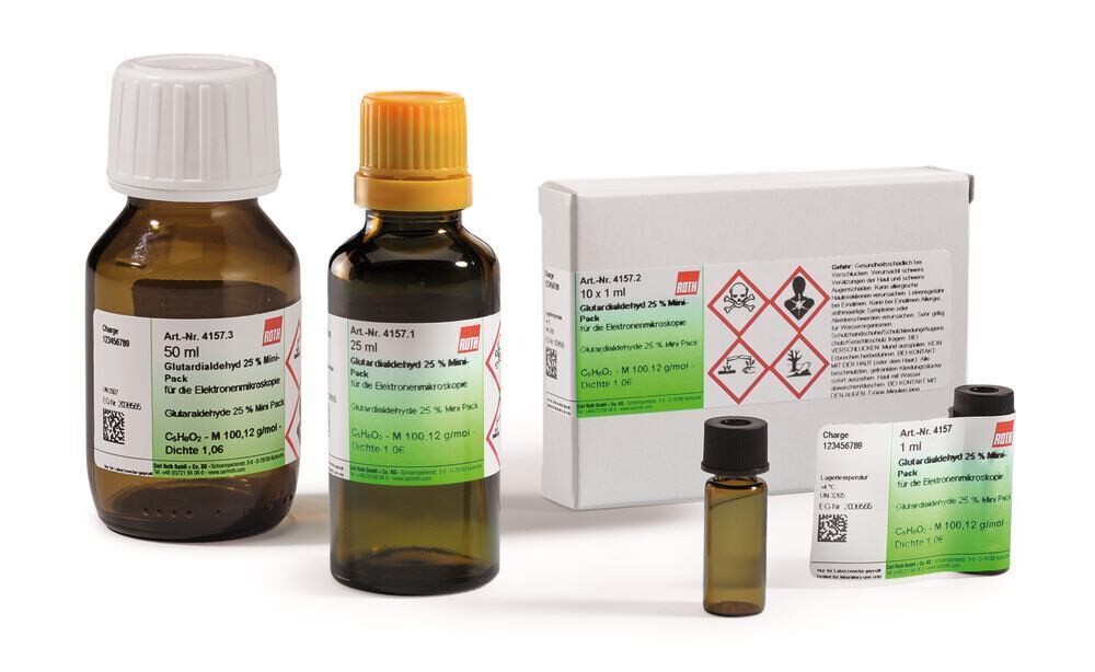 Glutaraldehyde 50 %, 2.5 l