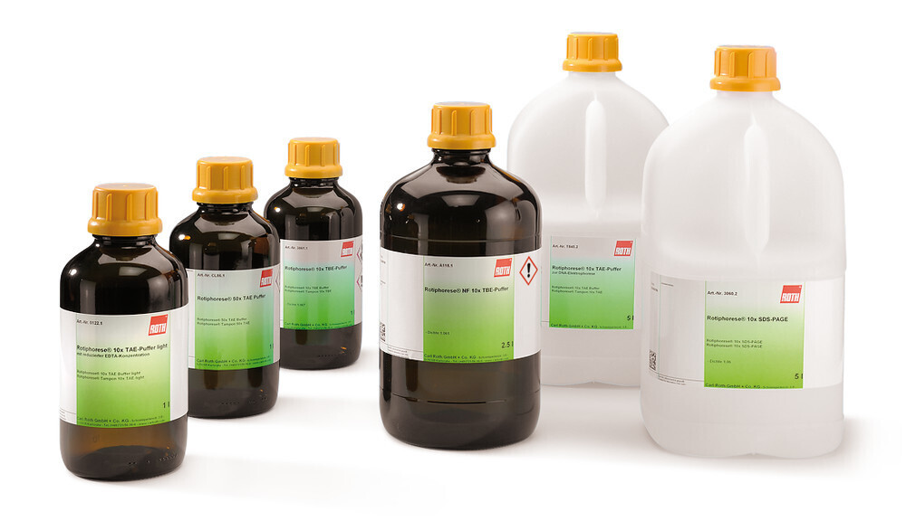 ROTIPHORESE®10x Tampón TAE, 5 l, plástico, 1 x 5 l