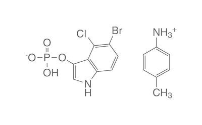 Sel de p-toluidine phosphate de 5-bromo-4-chloro-3-indolyl, 5 g