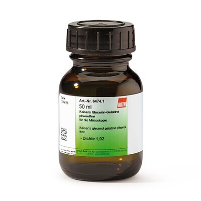 Kaisers glycerol gelatine phenol-free