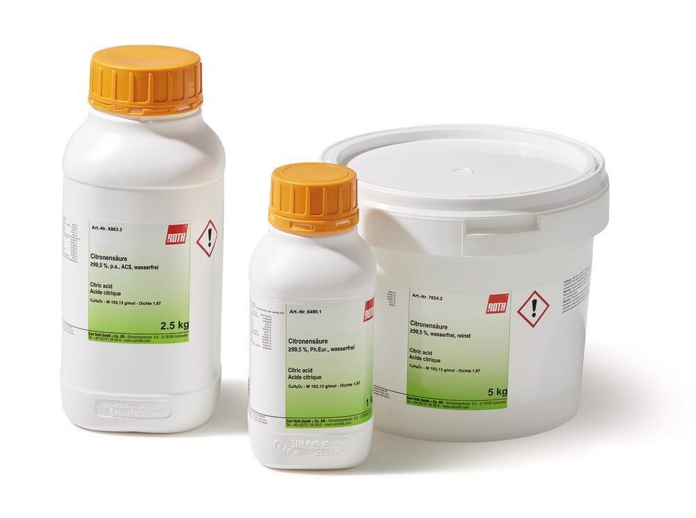 Citric acid, 2.5 kg