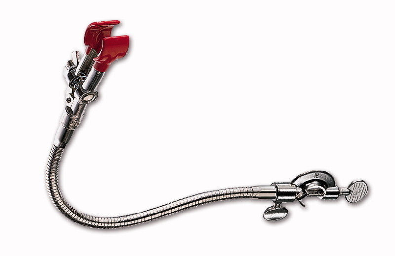 Flexible clamps with rotating sleeve around 1 piece