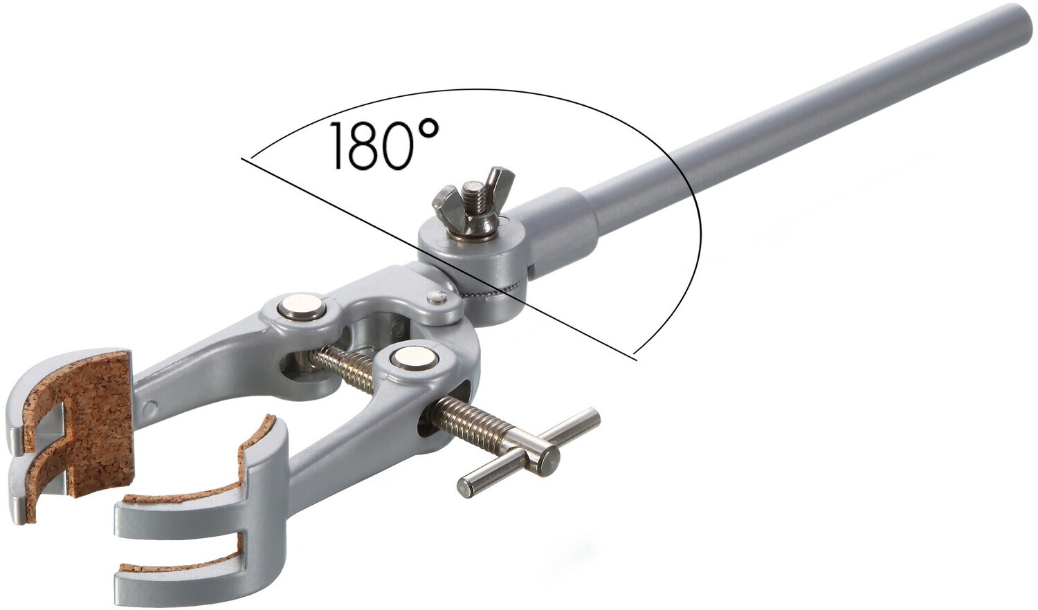 Universal clamp, rotatable 1 piece