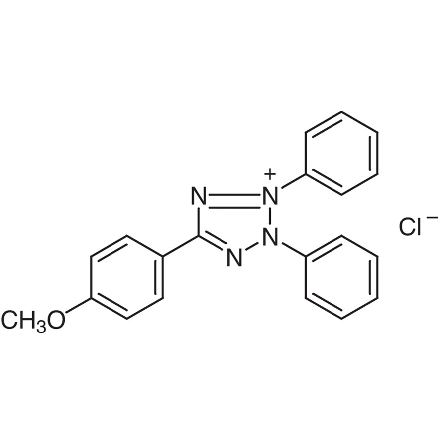 2,3-Diphenyl-5-(4-methoxyphenyl)tetrazolium Chloride&gt;80.0%(T)100mg