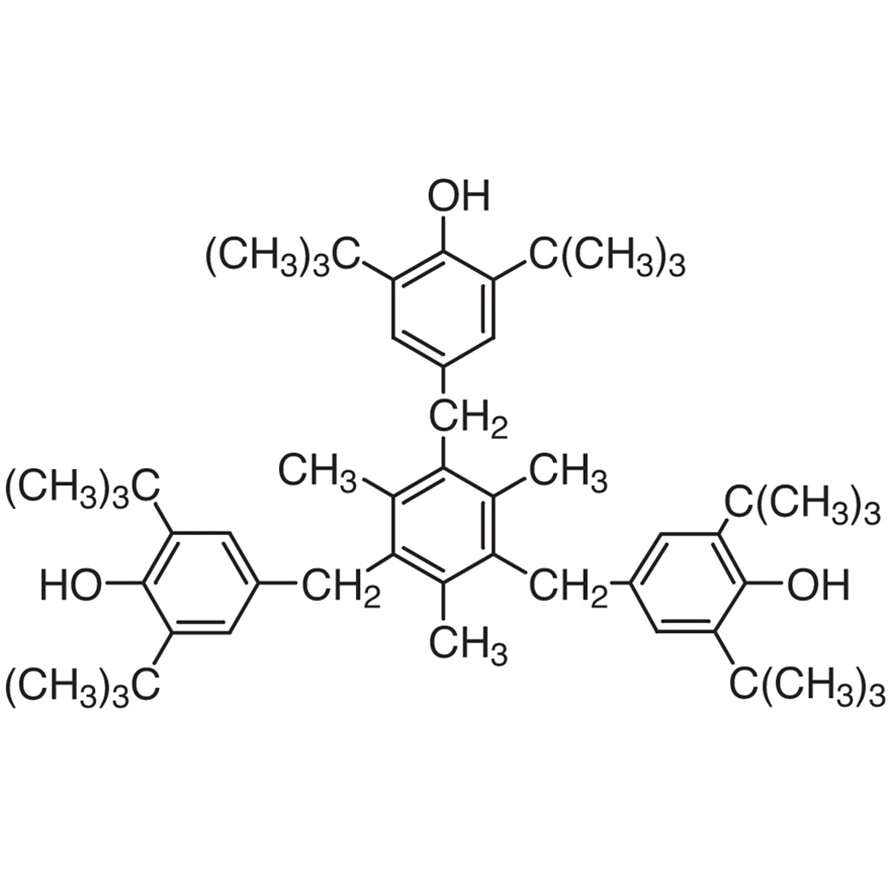 2,4,6-Tris(3&#39;,5&#39;-di-tert-butyl-4&#39;-hydroxybenzyl)mesitylene&gt;95.0%(GC)500g