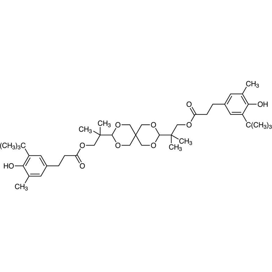 2,4,8,10-Tetraoxaspiro[5.5]undecane-3,9-diylbis(2-methylpropane-2,1-diyl) Bis[3-[3-(tert-butyl)-4-hydroxy-5-methylphenyl]propanoate]&gt;95.0%(GC)5g