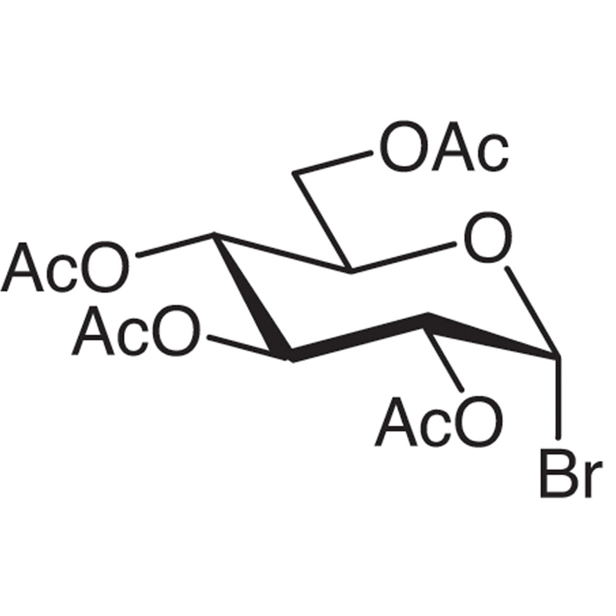 2,3,4,6-Tetra-O-acetyl-alpha-D-glucopyranosyl Bromide (stabilized with CaCO3)&gt;98.0%(T)5g