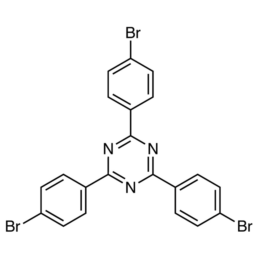 2,4,6-Tris(4-bromophenyl)-1,3,5-triazine>98.0%(HPLC)(N)1g