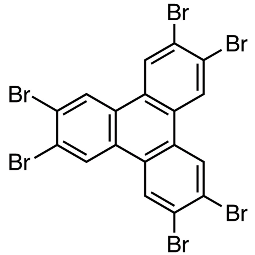 2,3,6,7,10,11-Hexabromotriphenylene&gt;98.0%(T)1g