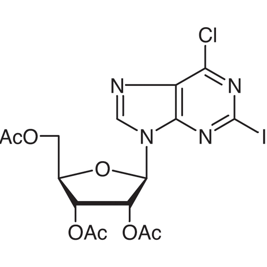 2&#39;,3&#39;,5&#39;-Tri-O-acetyl-6-chloro-2-iodopurine Riboside&gt;97.0%(HPLC)(N)1g