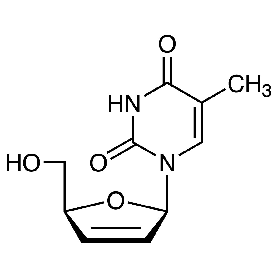 2',3'-Didehydro-3'-deoxythymidine>98.0%(HPLC)(T)5g