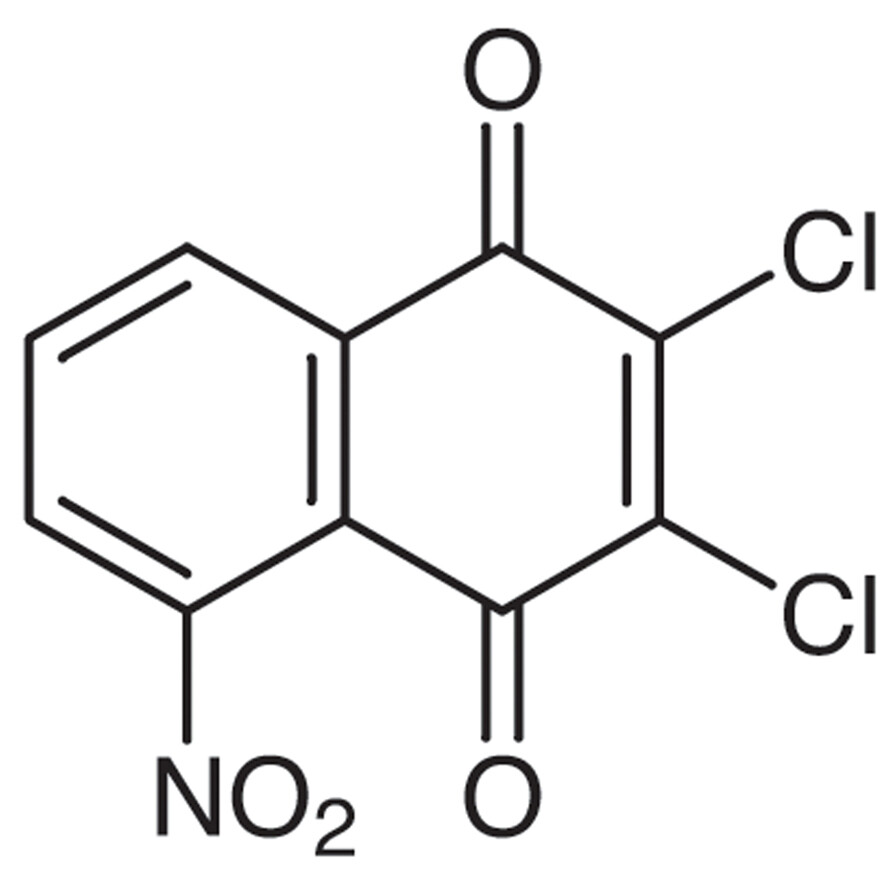 2,3-Dichloro-5-nitro-1,4-naphthoquinone&gt;97.0%(GC)5g