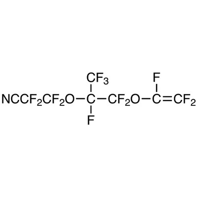 2,2,3,3-Tetrafluoro-3-[[1,1,1,2,3,3-hexafluoro-3-[(1,2,2-trifluorovinyl)oxy]propan-2-yl]oxy]propionitrile&gt;93.0%(GC)25g