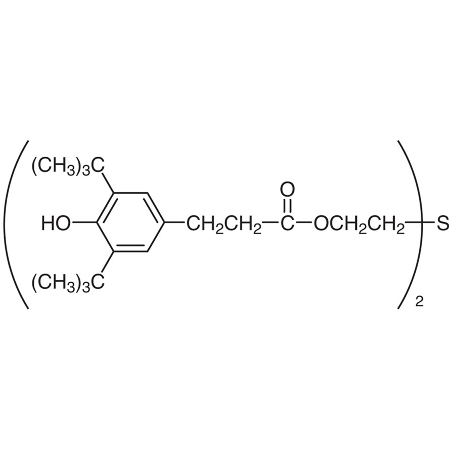 2,2&#39;-Thiodiethylene Bis[3-(3,5-di-tert-butyl-4-hydroxyphenyl)propionate]&gt;98.0%(HPLC)(T)25g