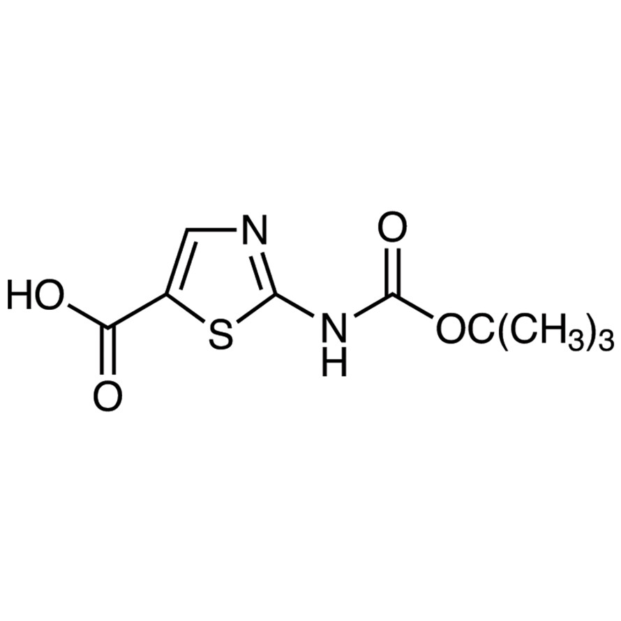 2-(tert-Butoxycarbonylamino)thiazole-5-carboxylic Acid&gt;98.0%(HPLC)(T)200mg