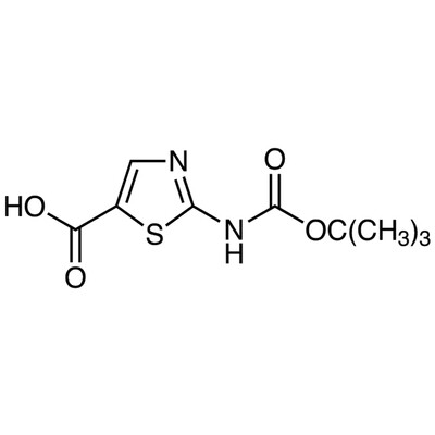 2-(tert-Butoxycarbonylamino)thiazole-5-carboxylic Acid&gt;98.0%(HPLC)(T)200mg