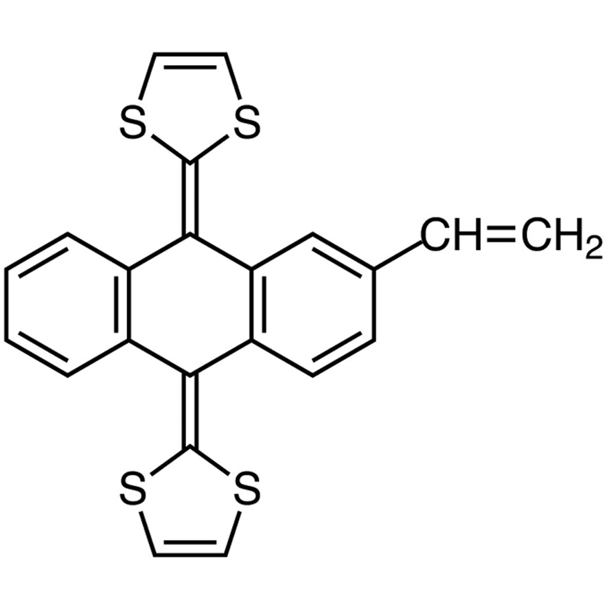 2,2&#39;-(2-Vinylanthracene-9,10-diylidene)bis(1,3-dithiole)&gt;98.0%(GC)100mg