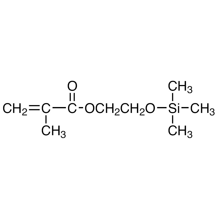 2-(Trimethylsilyloxy)ethyl Methacrylate (stabilized with BHT)&gt;96.0%(GC)25g