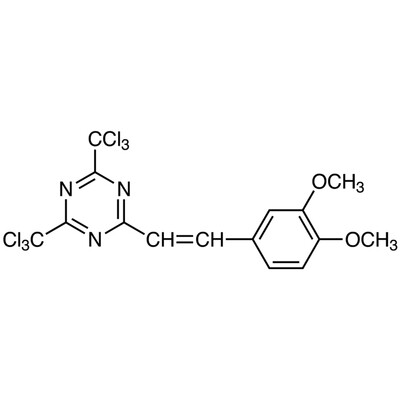 2-(3,4-Dimethoxystyryl)-4,6-bis(trichloromethyl)-1,3,5-triazine&gt;98.0%(HPLC)(N)5g