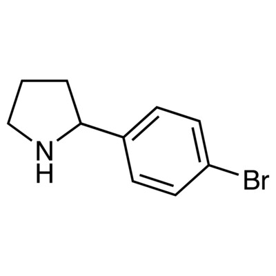 2-(4-Bromophenyl)pyrrolidine&gt;95.0%(GC)(T)200mg