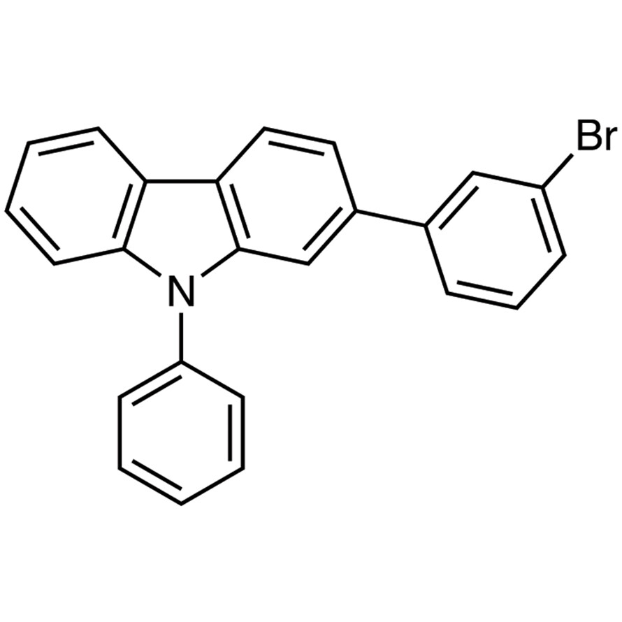 2-(3-Bromophenyl)-9-phenyl-9H-carbazole>98.0%(GC)200mg