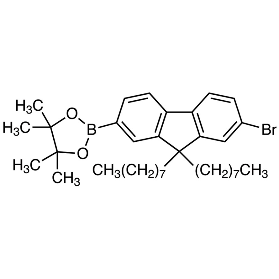 2-(7-Bromo-9,9-di-n-octyl-9H-fluoren-2-yl)-4,4,5,5-tetramethyl-1,3,2-dioxaborolane&gt;98.0%(T)200mg