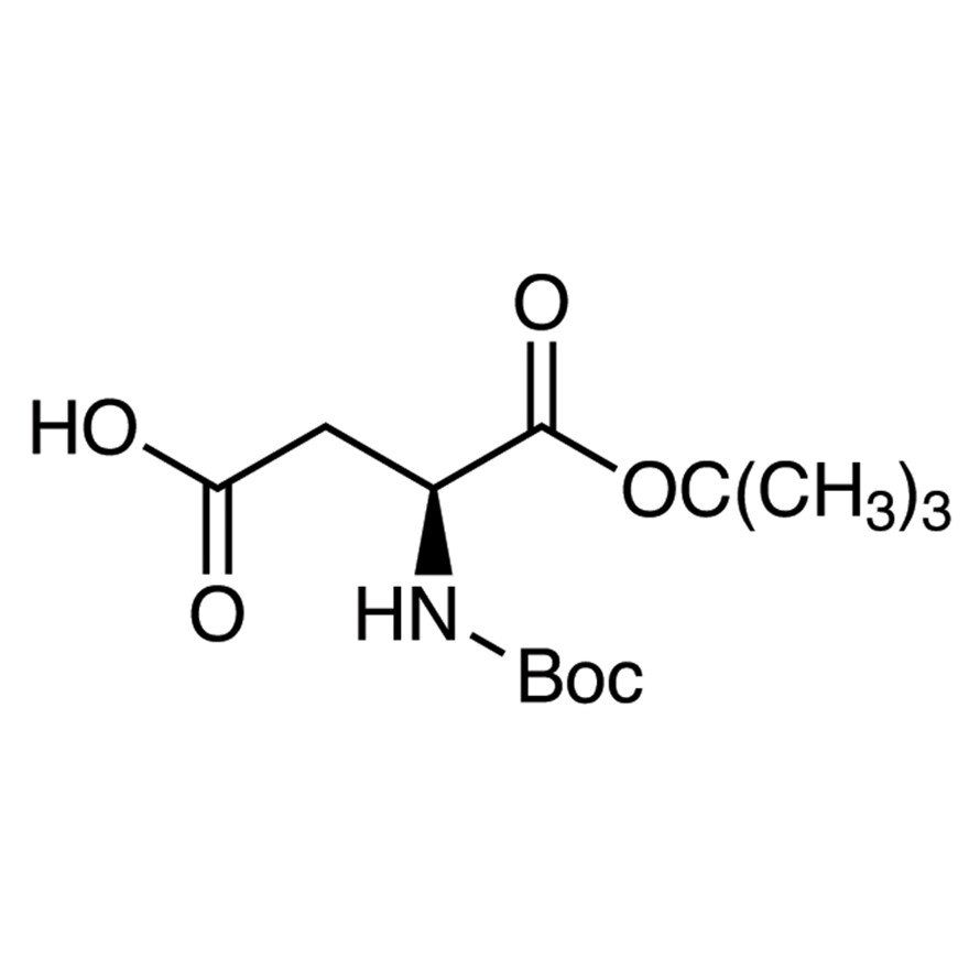 1-tert-Butyl N-(tert-Butoxycarbonyl)-L-aspartate>95.0%(HPLC)(T)1g