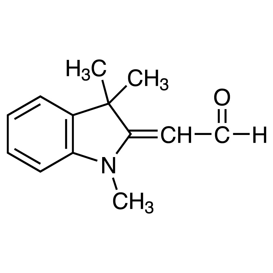 2-(1,3,3-Trimethylindolin-2-ylidene)acetaldehyde>98.0%(GC)5g