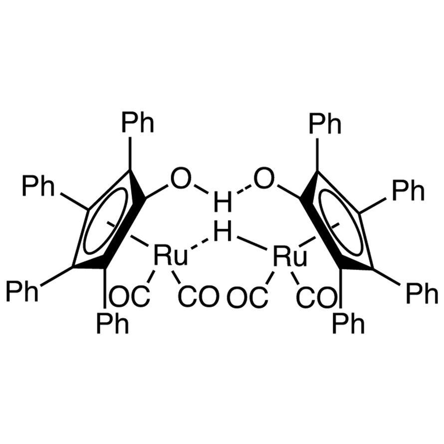 1-Hydroxytetraphenylcylclopentadienyl(tetraphenyl-2,4-cyclopentadien-1-one)-mu-hydrotetracarbonyldiruthenium(II)100mg