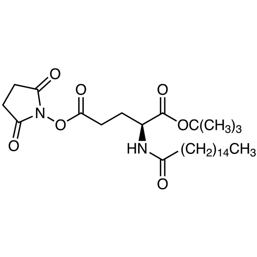 1-tert-Butyl 5-(N-Succinimidyl) N-Palmitoyl-L-glutamate>96.0%(HPLC)100mg
