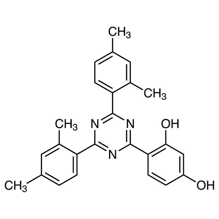 2-(2,4-Dihydroxyphenyl)-4,6-bis(2,4-dimethylphenyl)-1,3,5-triazine>98.0%(HPLC)(N)5g