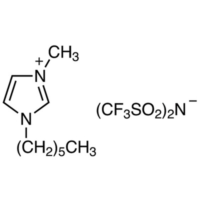 1-Hexyl-3-methylimidazolium Bis(trifluoromethanesulfonyl)imide&gt;98.0%(HPLC)(T)25g