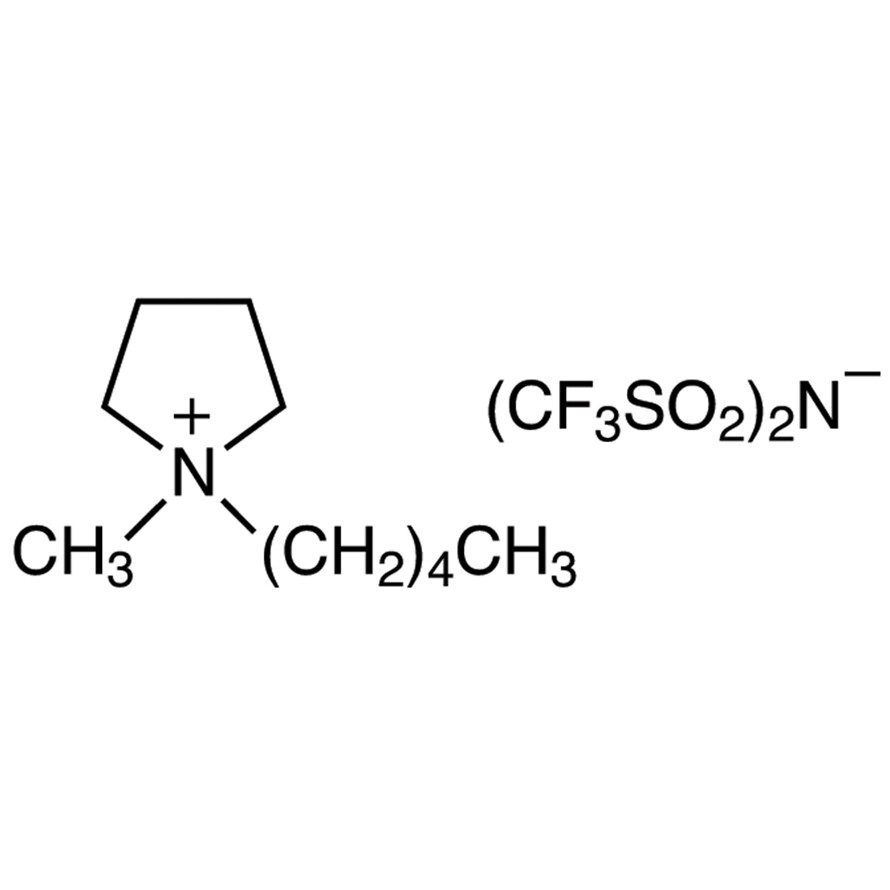 1-Methyl-1-pentylpyrrolidinium Bis(trifluoromethanesulfonyl)imide&gt;98.0%(T)1g